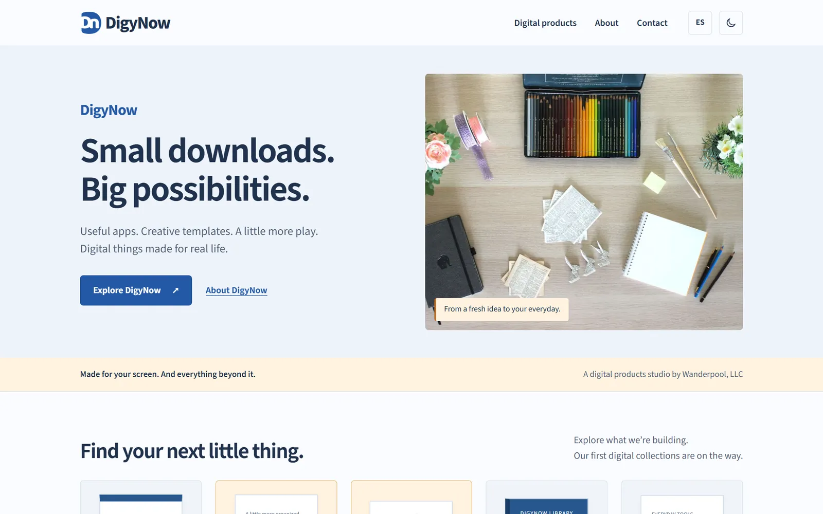 DigyNow home page